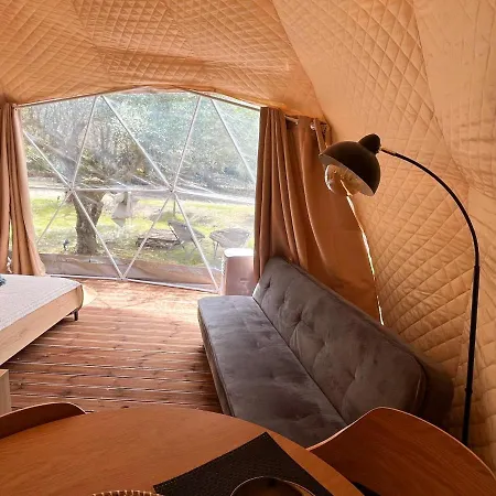 Manna Gea Glamping Domes Hotel Vónitsa Buitenkant foto