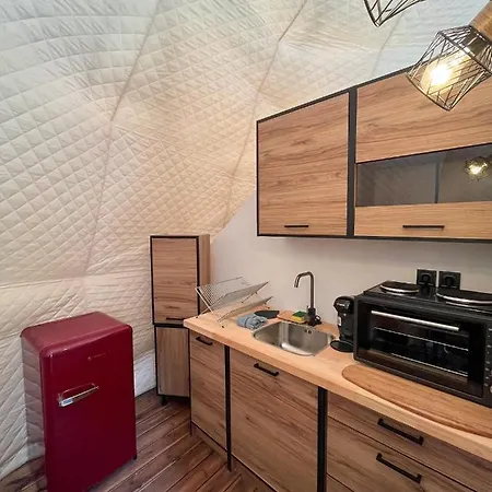 Manna Gea Glamping Domes Hotel Vónitsa Buitenkant foto