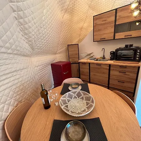 Manna Gea Glamping Domes Hotel Vónitsa Buitenkant foto